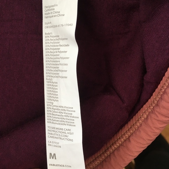 FABLETICS WOMENS MALLORY FLEECE PULLOVER - Picture 6 of 7